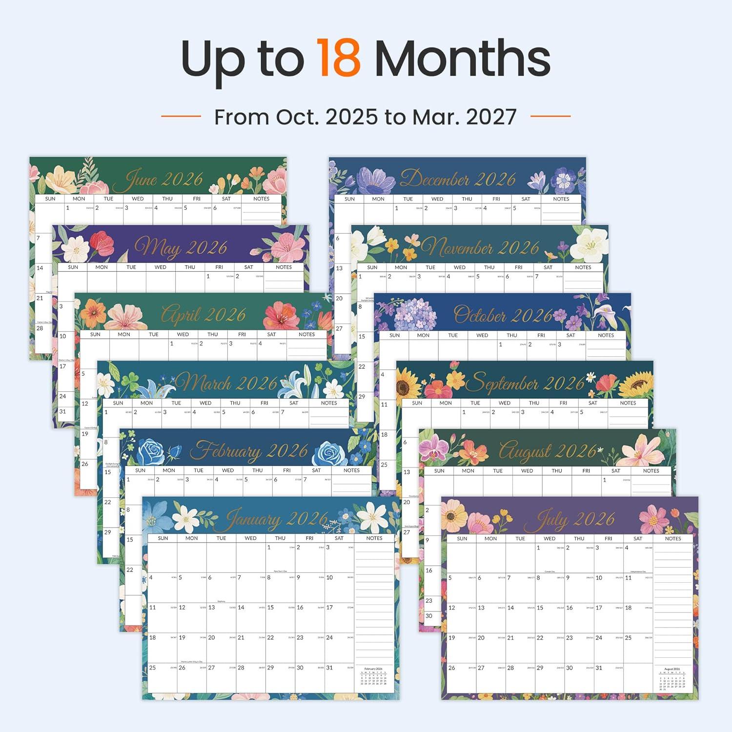 image:image2026 Wall Calendar 12x12 National Parks amp 145x115 Floral