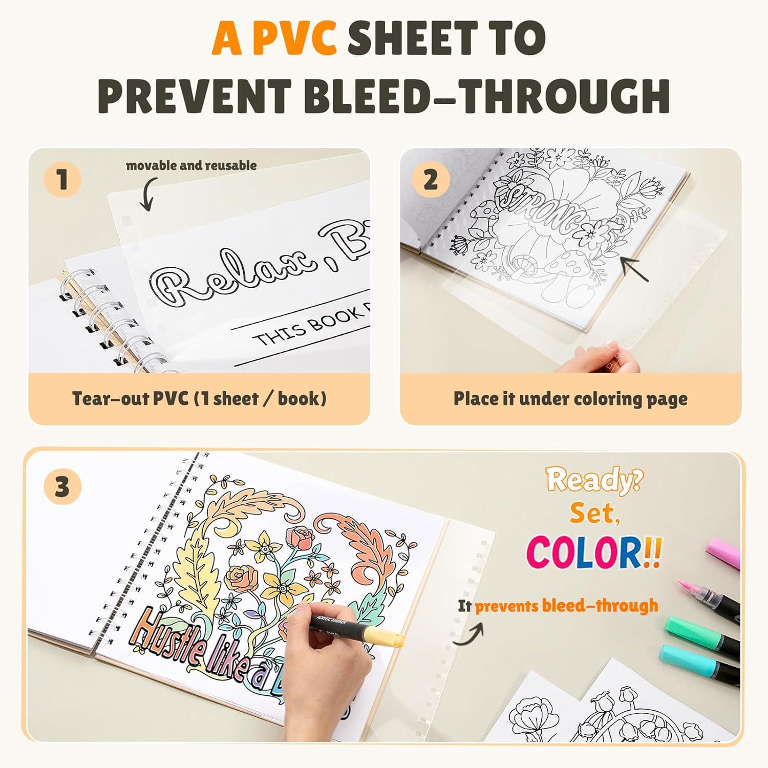 image:imageAdult Coloring Book for Mindfulness amp Anxiety Relief Coloring Books for Adults Relaxation with Motivational Quotes Stress Relieving Nature DesignsMotivational Quotes and Design