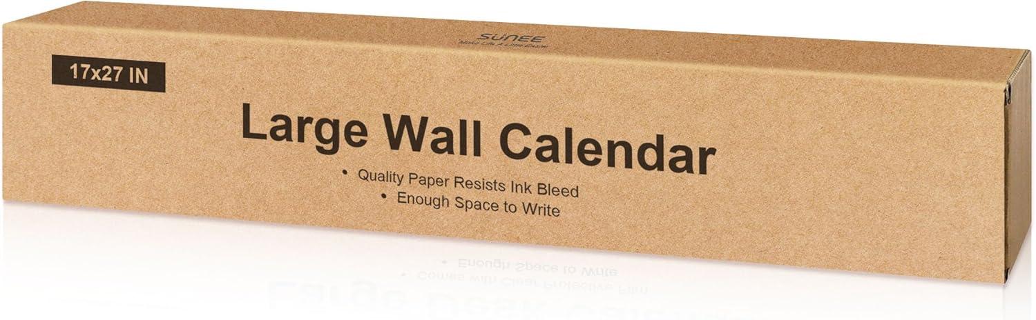 image:imageSUNEE 2026 Wall Calendar Extra Large 17x27 21 Month Calendar Ends June 2027 Vertical Large Monthly Calendar 20262027 for Wall Seasons ColorSeasonal