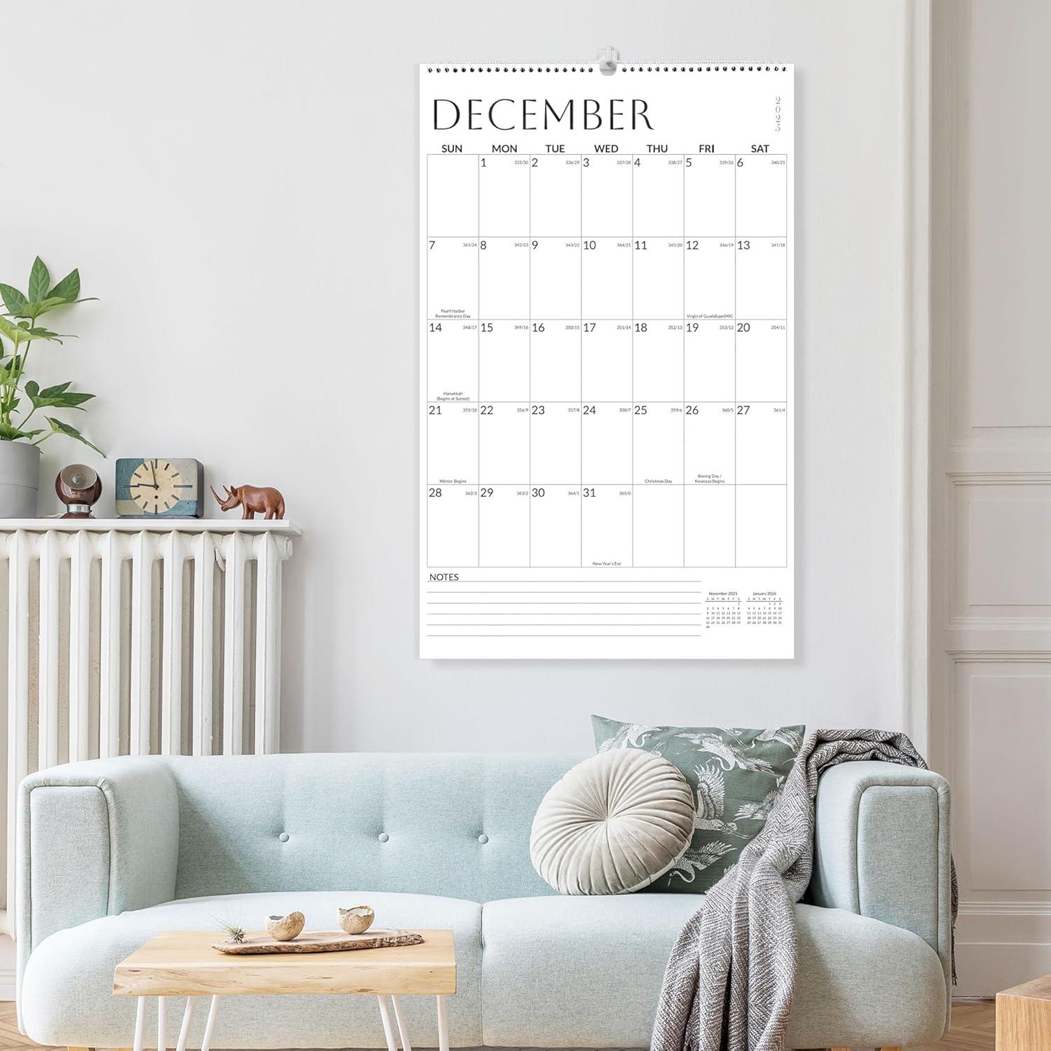 image:imageSUNEE 2026 Wall Calendar Extra Large 17x27 21 Month Calendar Ends June 2027 Vertical Large Monthly Calendar 20262027 for Wall Seasons ColorWhite