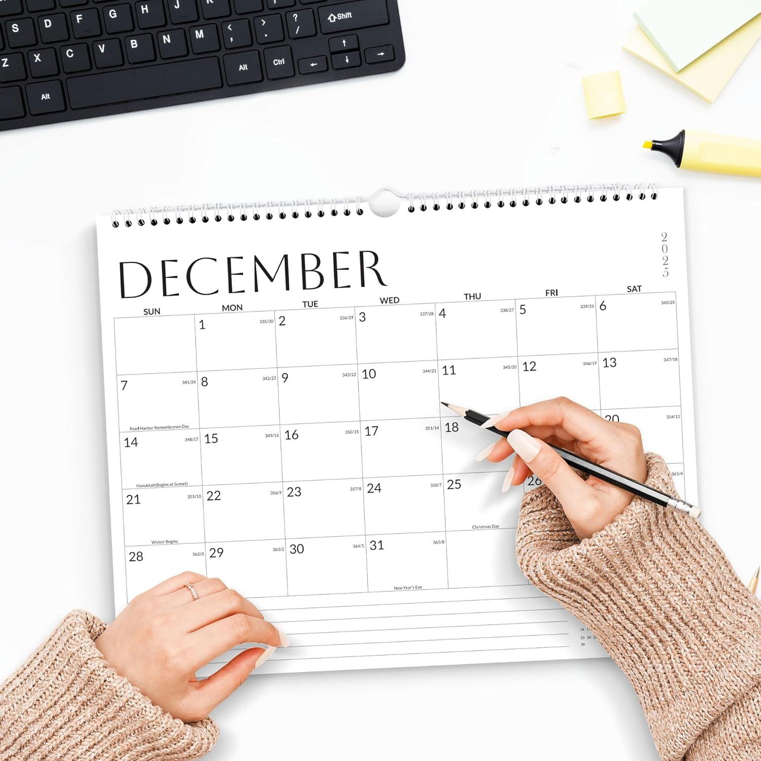 image:imageSUNEE 2026 Wall Calendar Large 2275x155 Seasons Color amp 18 Months Oct 2025 Mar 2027 145x115 White