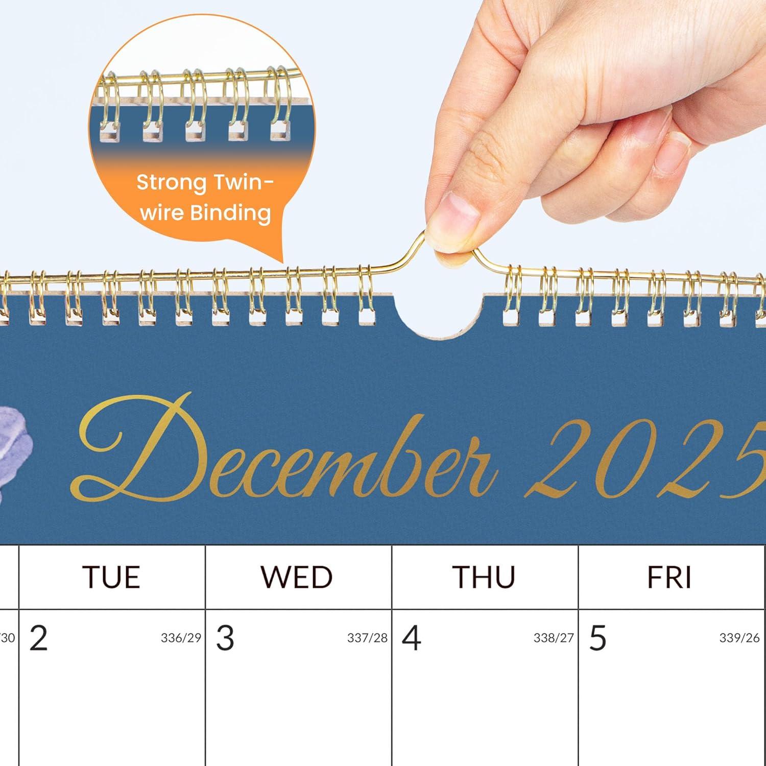 image:imageSUNEE Calendar 2026 18 Months Wall Calendar Oct 2025 Mar 2027 12x17 Big Hanging Calendar 2026 with Note Past Month and Next Month for Organizing amp Planning CuteFloralcolor