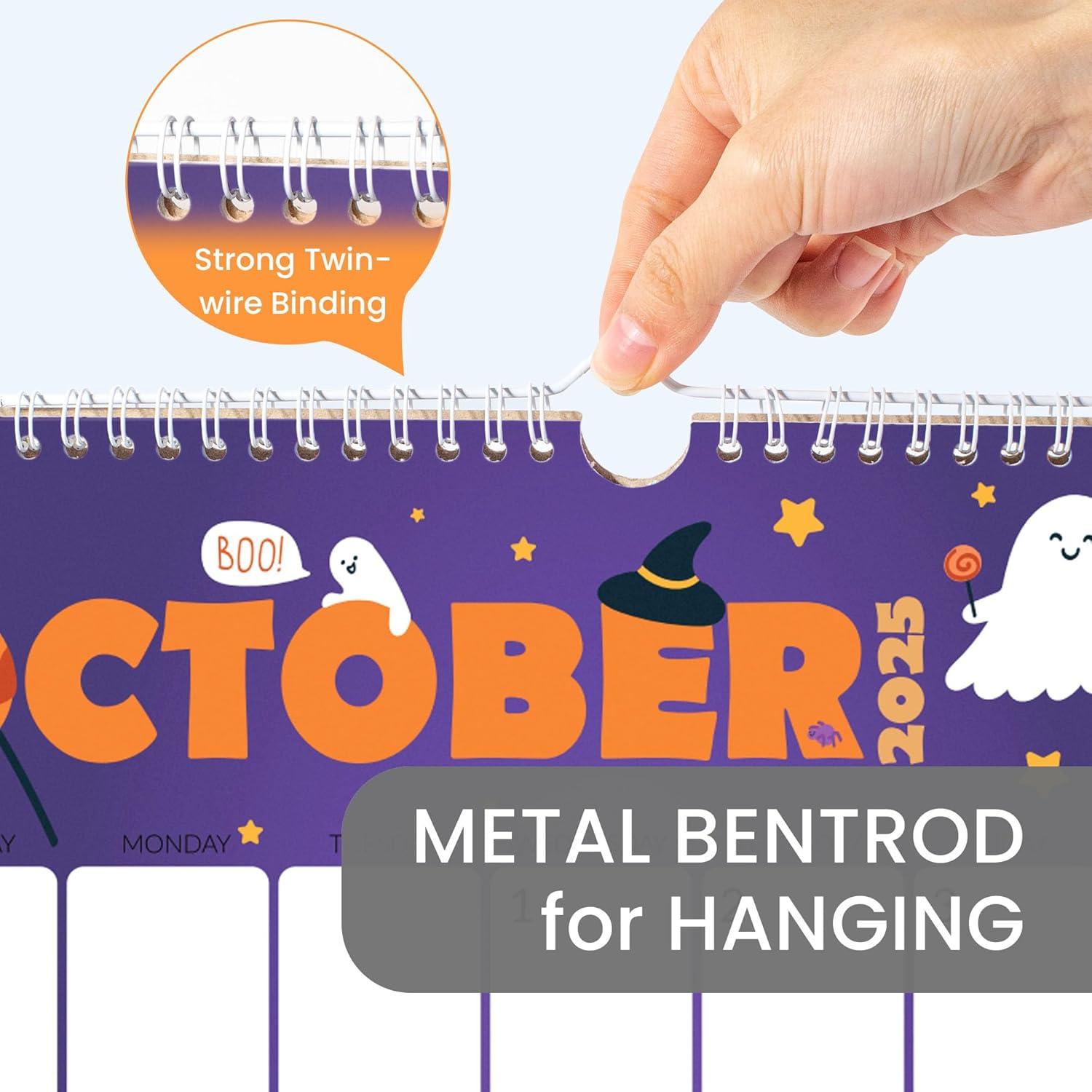 image:imageSUNEE Calendar 2026 18 Months Wall Calendar Oct 2025 Mar 2027 12x17 Big Hanging Calendar 2026 with Note Past Month and Next Month for Organizing amp Planning CuteCute