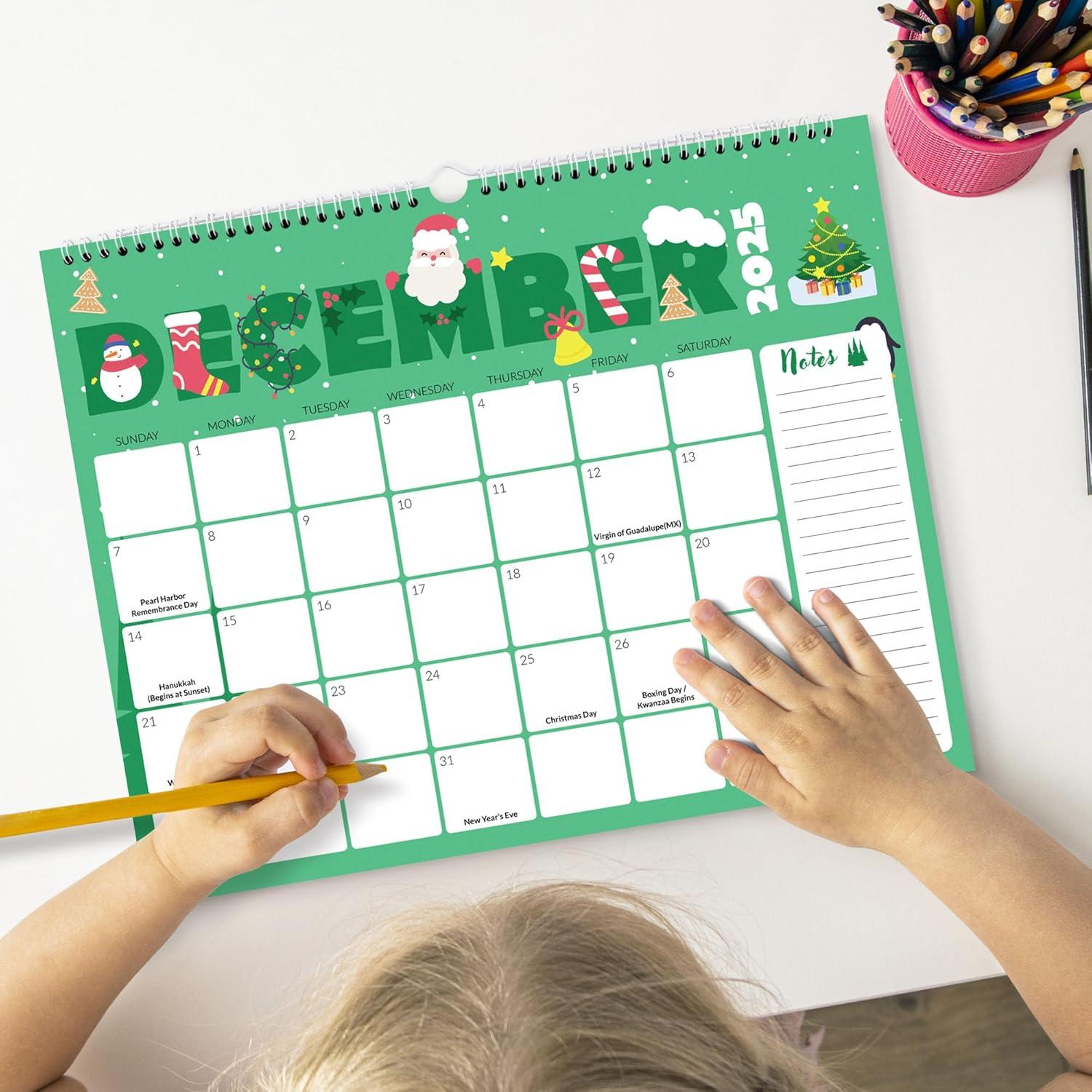 image:imageSUNEE Calendar 2026 18 Months Wall Calendar Oct 2025 Mar 2027 12x17 Big Hanging Calendar 2026 with Note Past Month and Next Month for Organizing amp Planning CuteCute