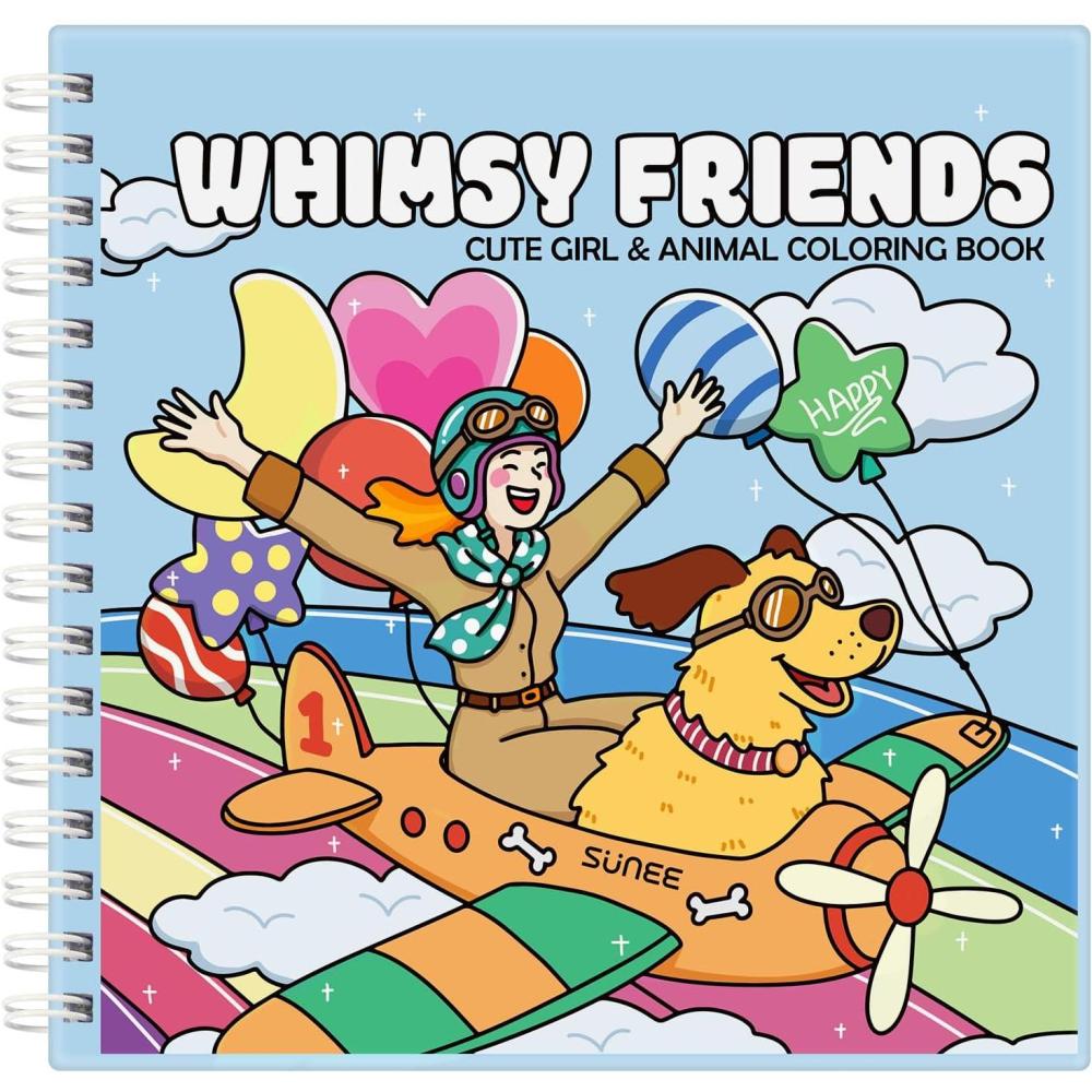 image:imageAdult Coloring Book for Mindfulness amp Anxiety Relief Coloring Books for Adults Relaxation with Motivational Quotes Stress Relieving Nature DesignsWhimsy Friends