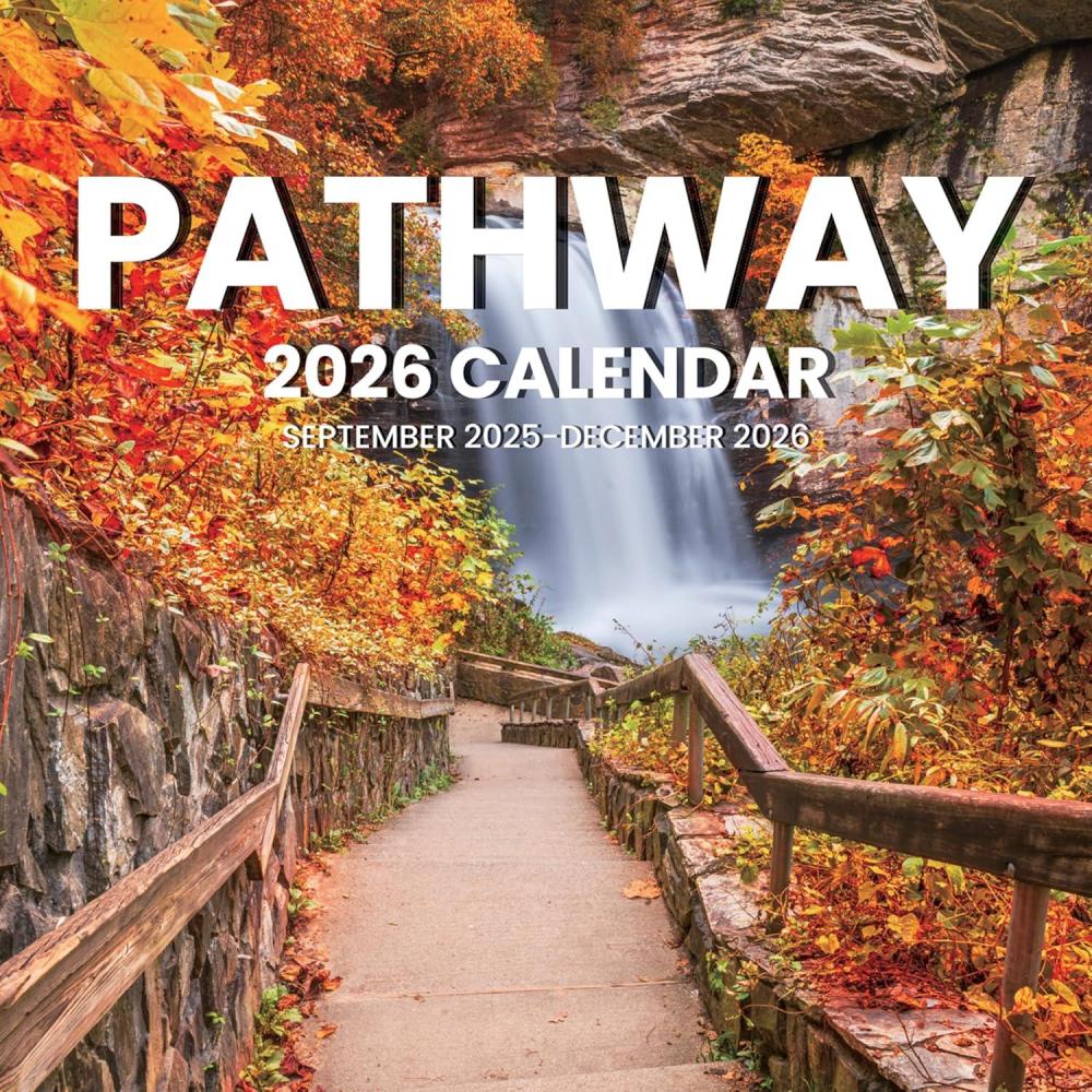 image:imageSUNEE 2026 Calendar for Wall 2026 Large Wall calendar 12x12 Inches with 16 Months from September 2025 to December 2026 Thick Glossy Paper 12 x 24 Open PathwayPathway
