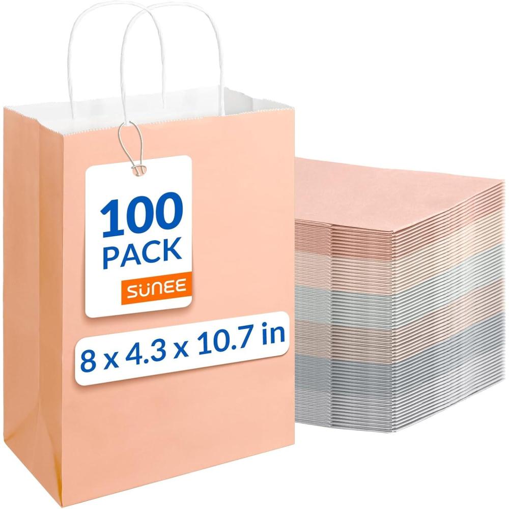 image:imageSUNEE Christmas Gift Bags 24 Pack Christmas Bags for Gifts with Handles 6 Assorted White Paper Gift Bags Bulk with Xmas Tree Santa Claus Snowflake Designs728 315 87 InchesMorandi