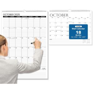 image:image2026 Wall Calendar Large 2275x155 Black amp 145x115 White