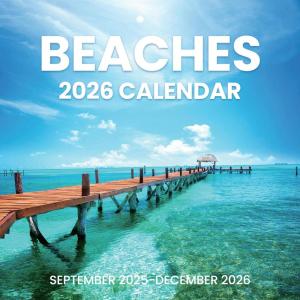 image:imageSUNEE 2026 Calendar for Wall 2026 Large Wall calendar 12x12 Inches with 16 Months from September 2025 to December 2026 Thick Glossy Paper 12 x 24 Open PathwayBeach