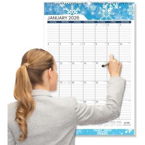 image:imageSUNEE 2026 Wall Calendar Extra Large 17x27 21 Month Calendar Ends June 2027 Vertical Large Monthly Calendar 20262027 for Wall Seasons ColorSeasonal
