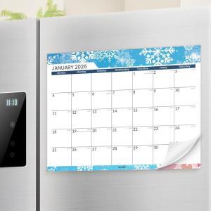 image:imageSUNEE Magnetic Calendar for Refrigerator 20262027 from October 2025 to June 2027 Fridge Calendar Magnet 21 Months for Family 85x11 Monthly Wall Calendar SeasonalSeasonal