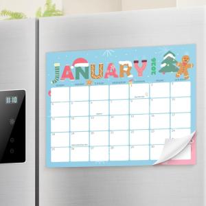 image:imageSUNEE Magnetic Calendar for Refrigerator 20262027 from October 2025 to June 2027 Fridge Calendar Magnet 21 Months for Family 85x11 Monthly Wall Calendar SeasonalCute