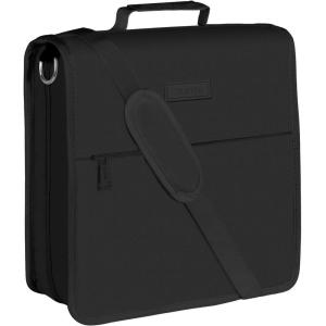 image:imageSUNEE Zipper Binder 3 Ring 3 Inch ORing with Handle and Shoulder Strap 500Sheet Capacity MultiPockets for Middle School Organizer Binder with Zipper Black