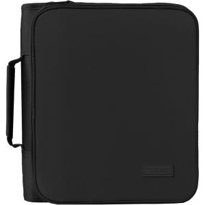 image:imageSUNEE Zipper Binder Bag with Handle 2Inch 3Ring ORing 500Sheet Capacity Includes Zip Pocket 5Tab Expanding File Folder MultiPocket Organizer Binder for Middle School Black