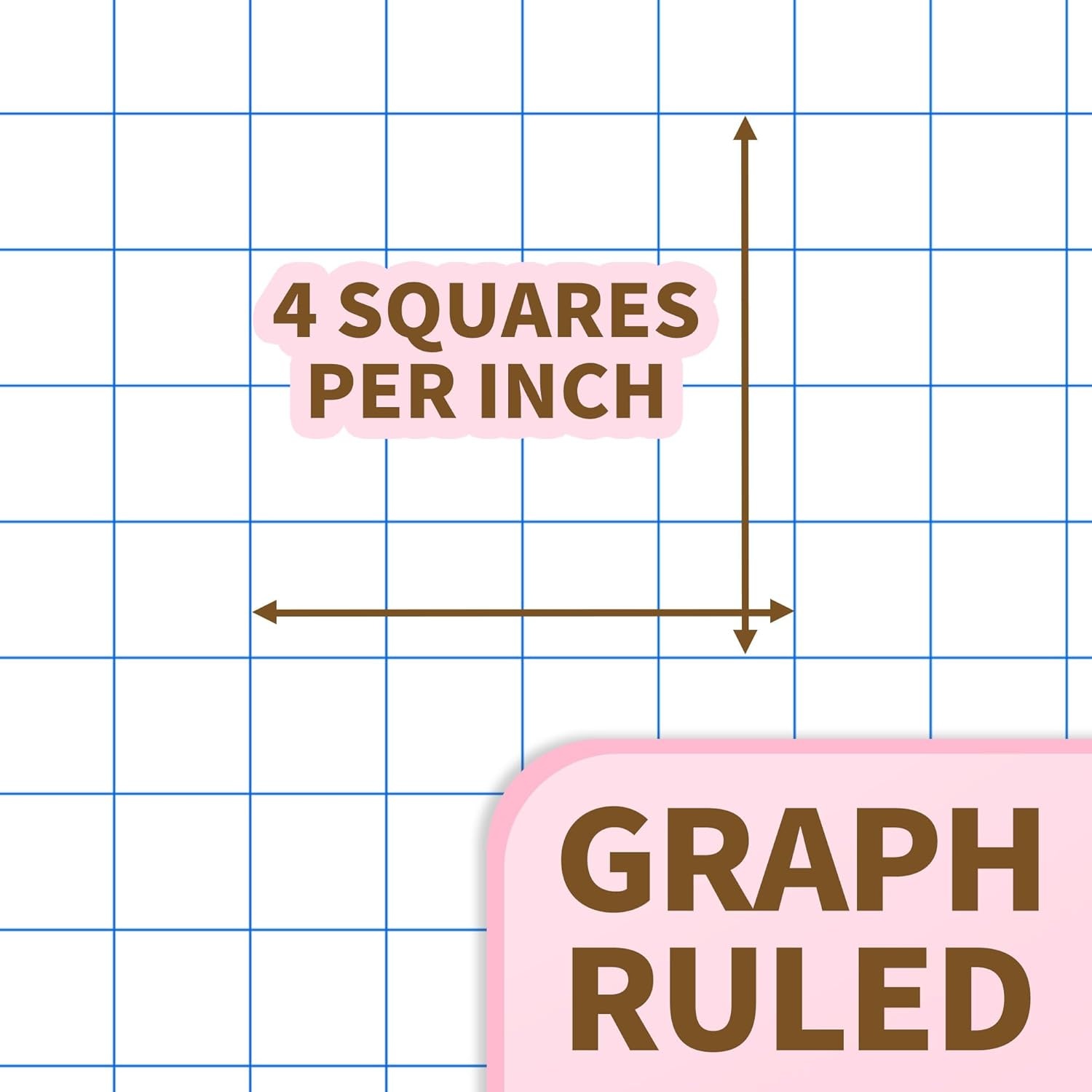 image:imageSUNEE Spiral Notebook 1Subject Graph Ruled Paper 8 x 1012 100 Sheets per Notebook 3Hole Punched Paper Water Resistant Cover Spiral Grid Notebooks for Work Home School Writing BlackPink