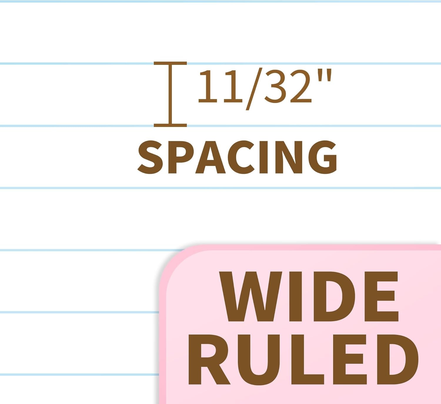 image:imageSUNEE Spiral Notebook 1Subject Wide Ruled Paper 8 x 1012 100 Sheets per Notebook 3Hole Punched Paper Water Resistant Cover Doublesided Pockets Spiral Lined Notebooks for School GreenPink
