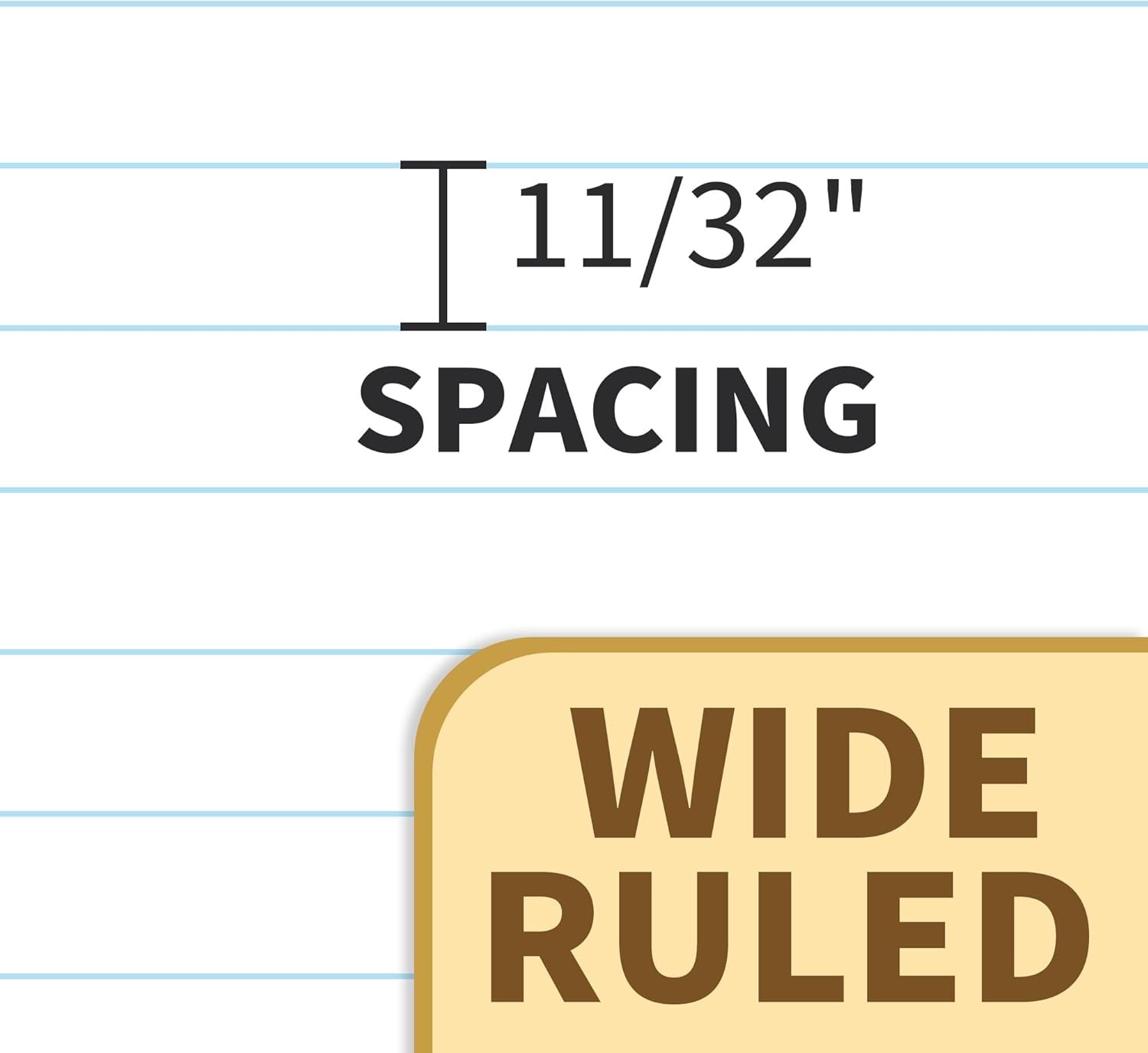 image:imageSUNEE Spiral Notebook 1Subject Wide Ruled Paper 8 x 1012 100 Sheets per Notebook 3Hole Punched Paper Water Resistant Cover Doublesided Pockets Spiral Lined Notebooks for School GreenBlack