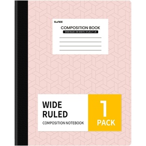 image:imageSUNEE Composition Notebook Wide Ruled Paper Home School Supplies for College Students amp K12 934 x 712 80 Sheets160 Pages BlackPink