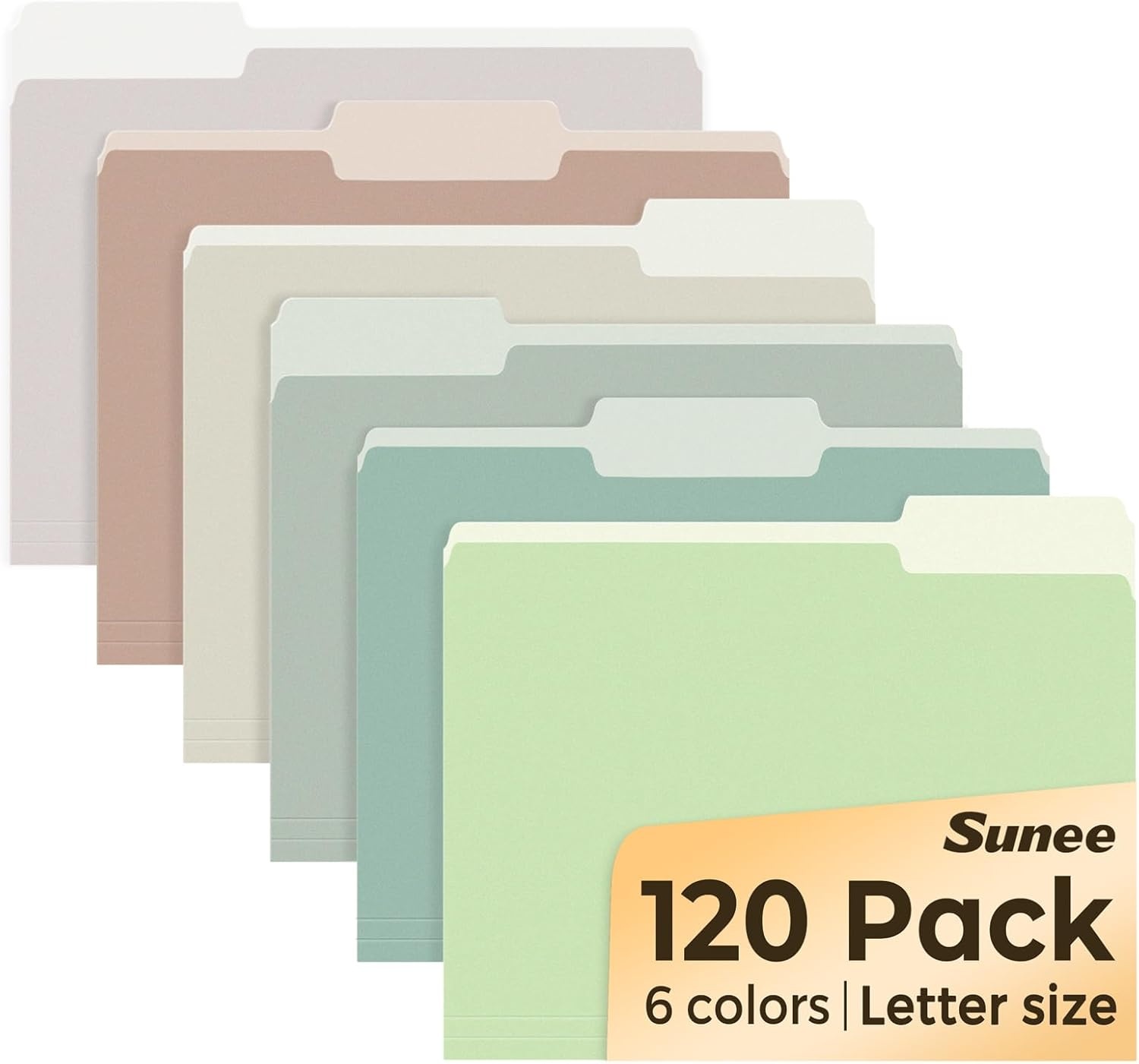 image:imageSUNEE File Folders 30 Pack Manilla Folders 85 x 11 Colored File Folders Home Office School Supplies for Documents Files Paper Purple6 Morandi Colors