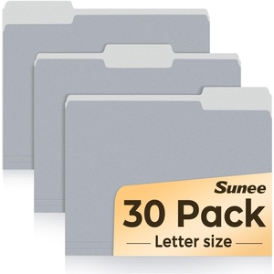 image:imageSUNEE File Folders 30 Pack Manilla Folders 85 x 11 Colored File Folders Home Office School Supplies for Documents Files Paper PurpleGray