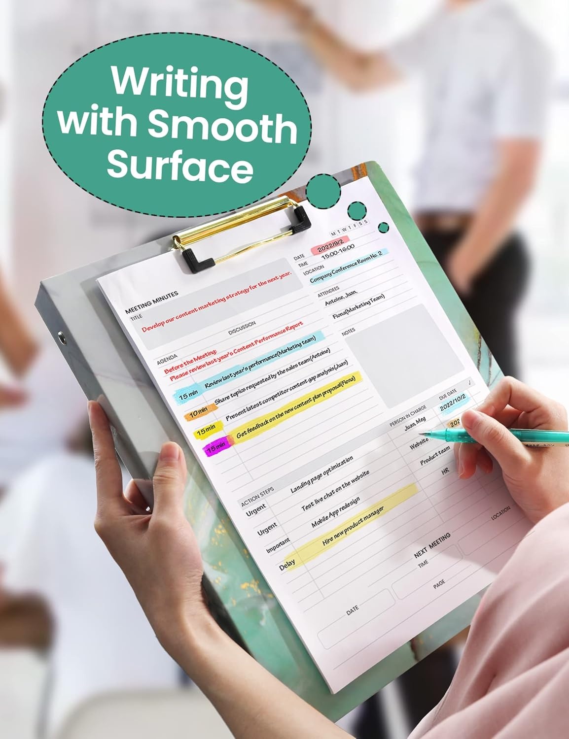 image:imageSUNEE 3 Ring Binder 1 Inch Cute Decorative Green Marble Heavy Duty Fits 85x11 Inches for School amp OfficeGreen Marble