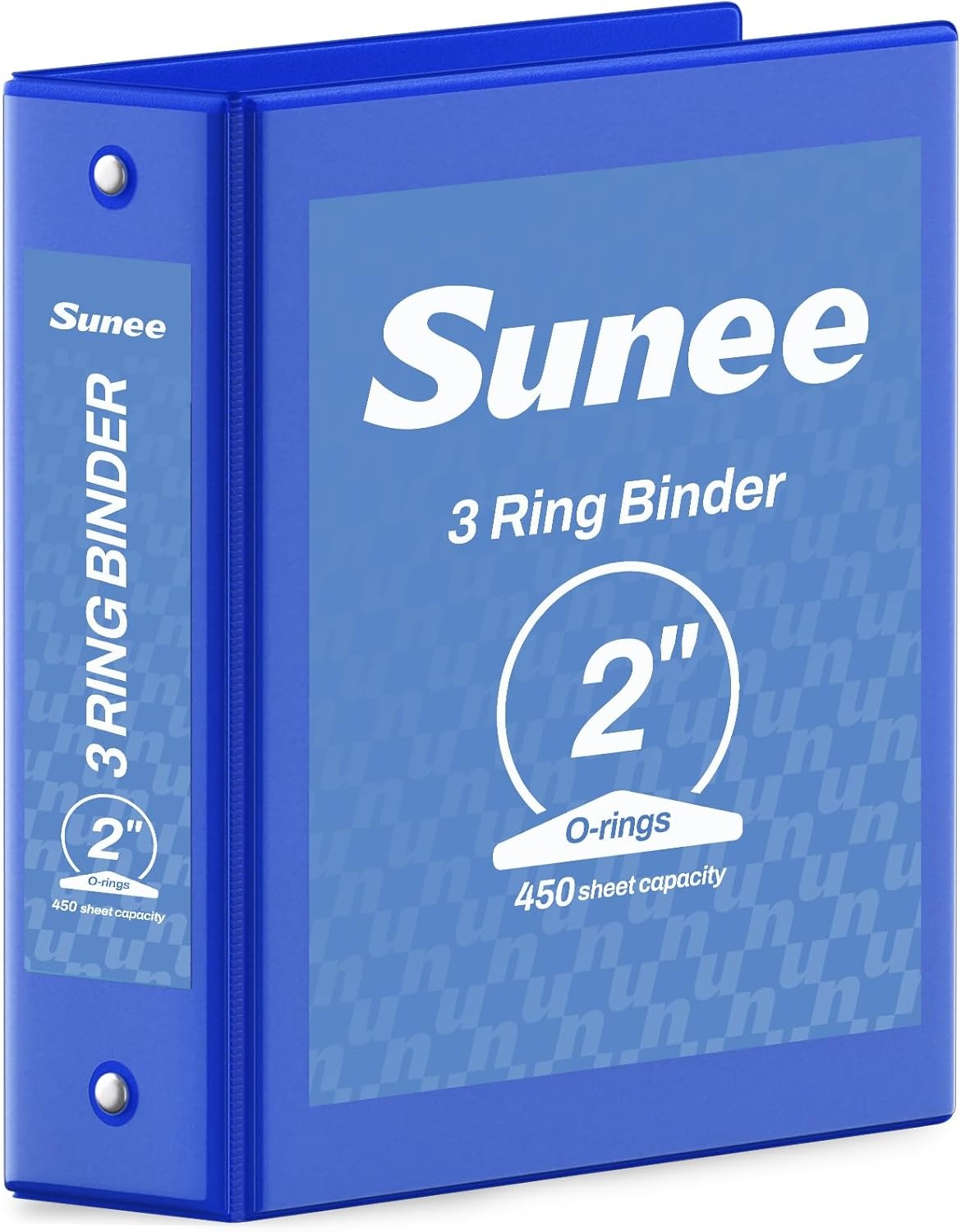 image:imageSUNEE 3 Ring Binder 15 Inch 1 Pack Clear View Binder Three Ring PVCFree Fit 85x11 Inches for School or Office Supplies Cobalt BlueCobalt Blue