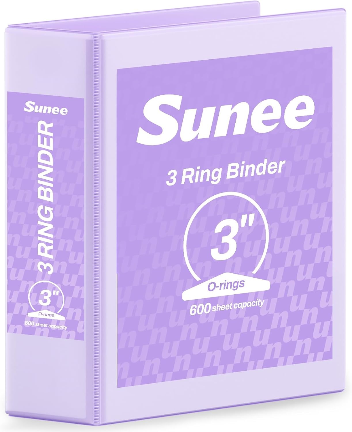image:imageSUNEE 3 Ring Binder 15 Inch 1 Pack Clear View Binder Three Ring PVCFree Fit 85x11 Inches for School or Office Supplies Cobalt BluePurple