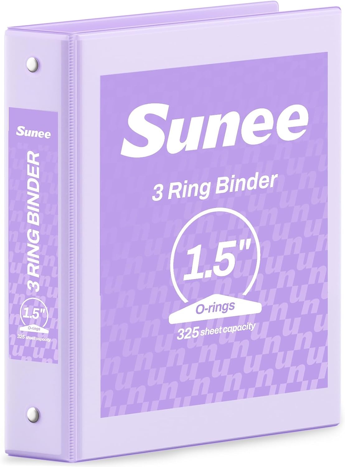 image:imageSUNEE 3 Ring Binder 15 Inch 1 Pack Clear View Binder Three Ring PVCFree Fit 85x11 Inches for School or Office Supplies Cobalt BluePurple
