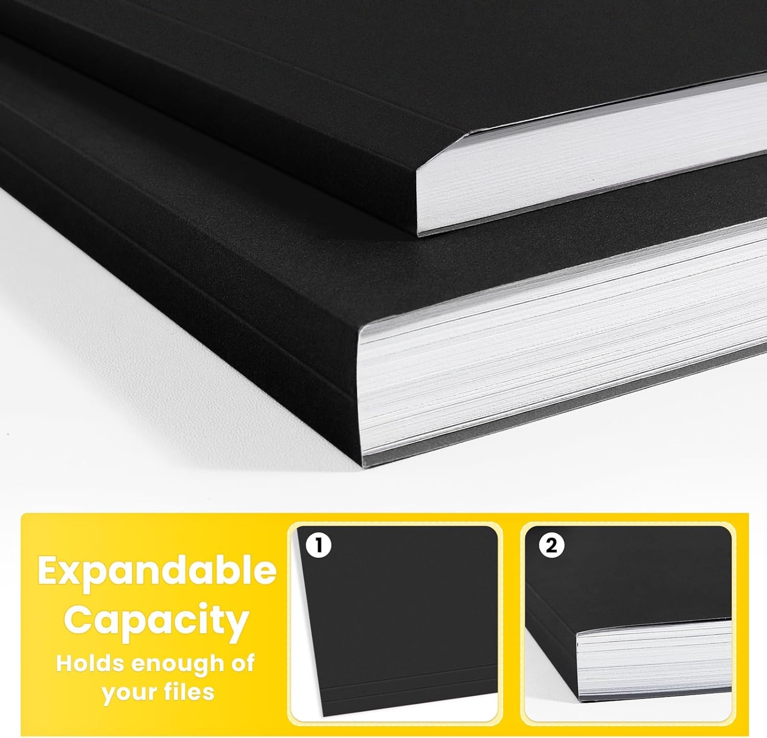 image:imageSUNEE File Folders 120 Pack Manilla Folders 85 x 11 Colored File Folders Home Office School Supplies for Documents Files Paper PinkBlack