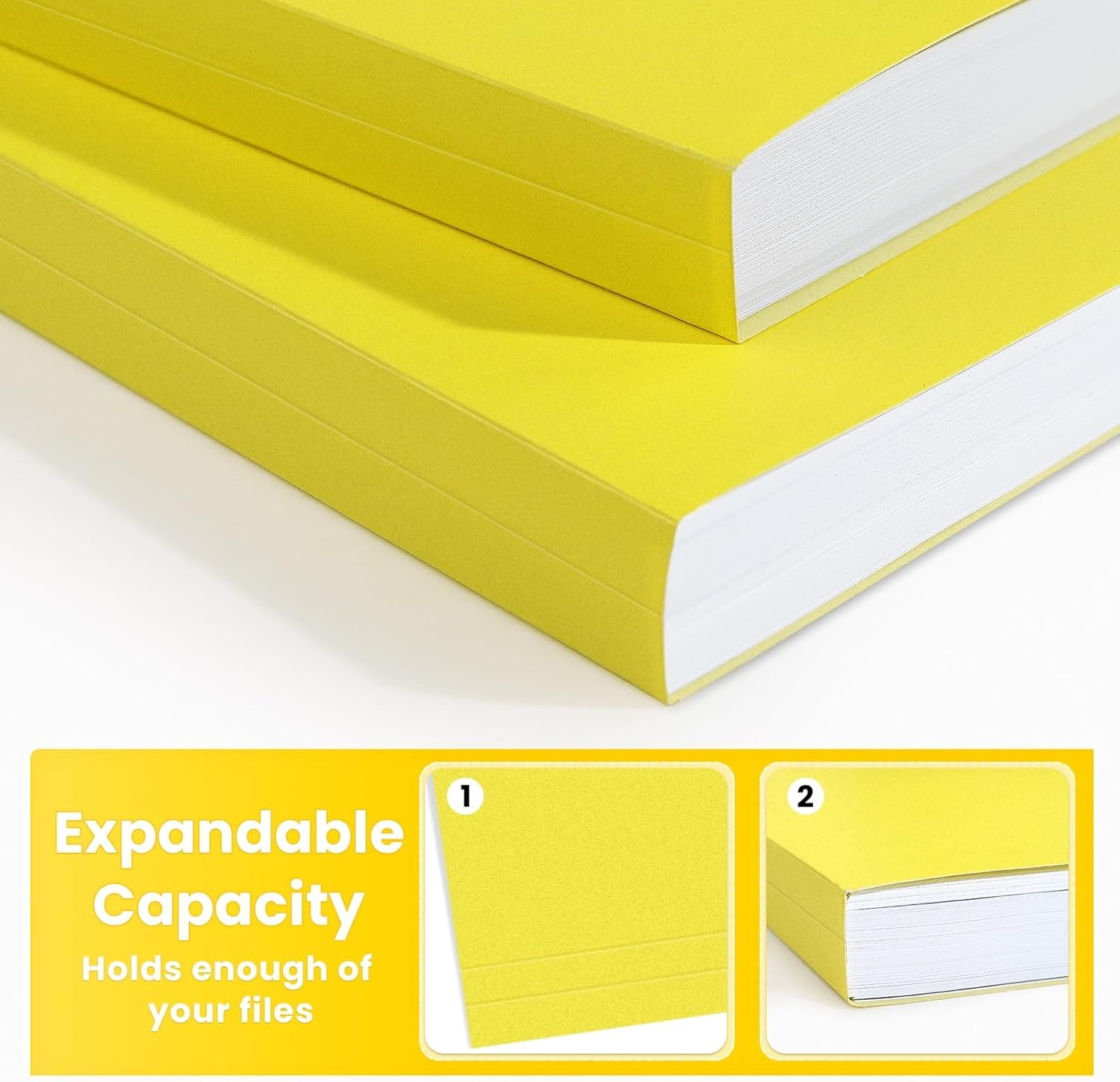 image:imageSUNEE File Folders 120 Pack Manilla Folders 85 x 11 Colored File Folders Home Office School Supplies for Documents Files Paper PinkYellow