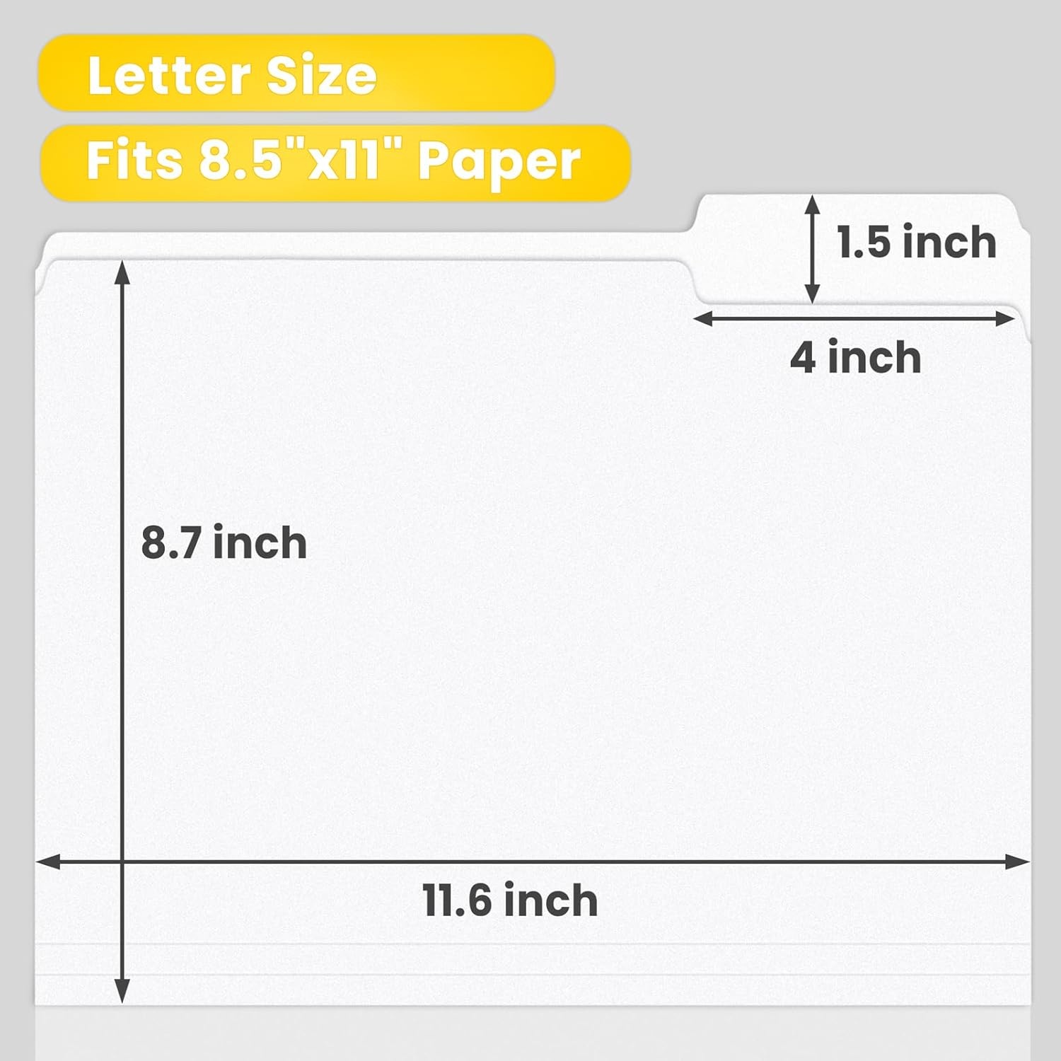 image:imageSUNEE File Folders 18 Pack Manilla Folders 85 x 11 Colored Folders Office Organization Home School Folder for Documents Files PaperPink ColorWhite