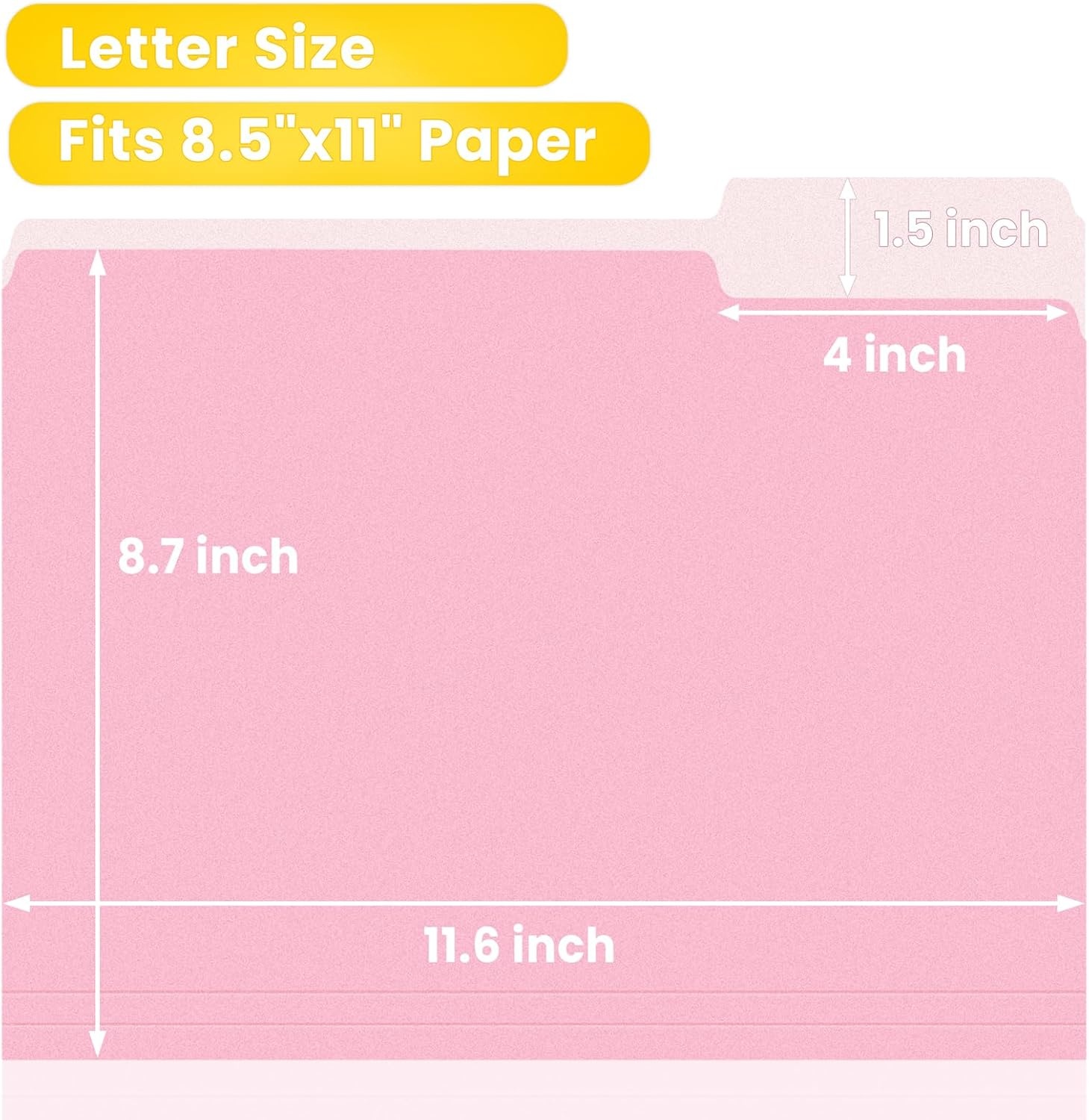 image:imageSUNEE File Folders 30 Pack Manilla Folders 85 x 11 Colored File Folders Home Office School Supplies for Documents Files Paper 6 Bright Colors6 Bright Colors