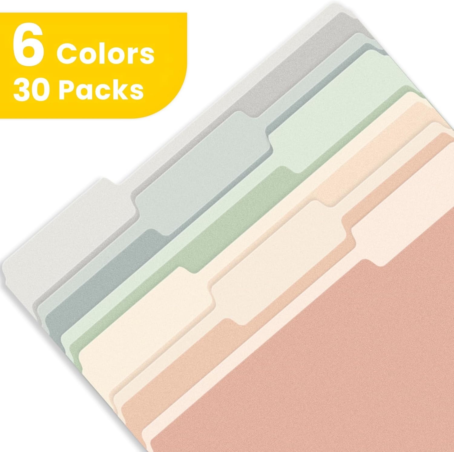 image:imageSUNEE File Folders 30 Pack Manilla Folders 85 x 11 Colored File Folders Home Office School Supplies for Documents Files Paper6 Pastel ColorsPastel Colors