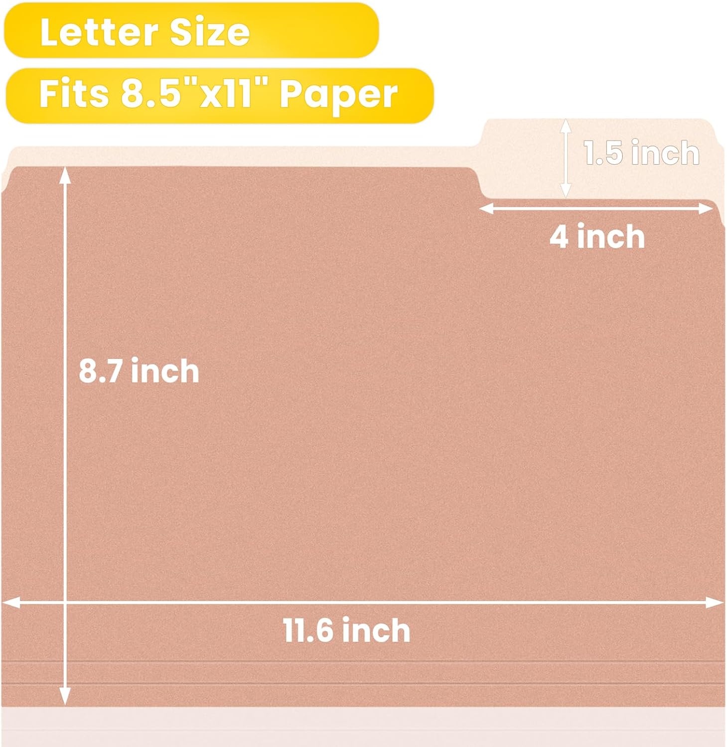 image:imageSUNEE File Folders 30 Pack Manilla Folders 85 x 11 Colored File Folders Home Office School Supplies for Documents Files Paper6 Pastel ColorsPastel Colors