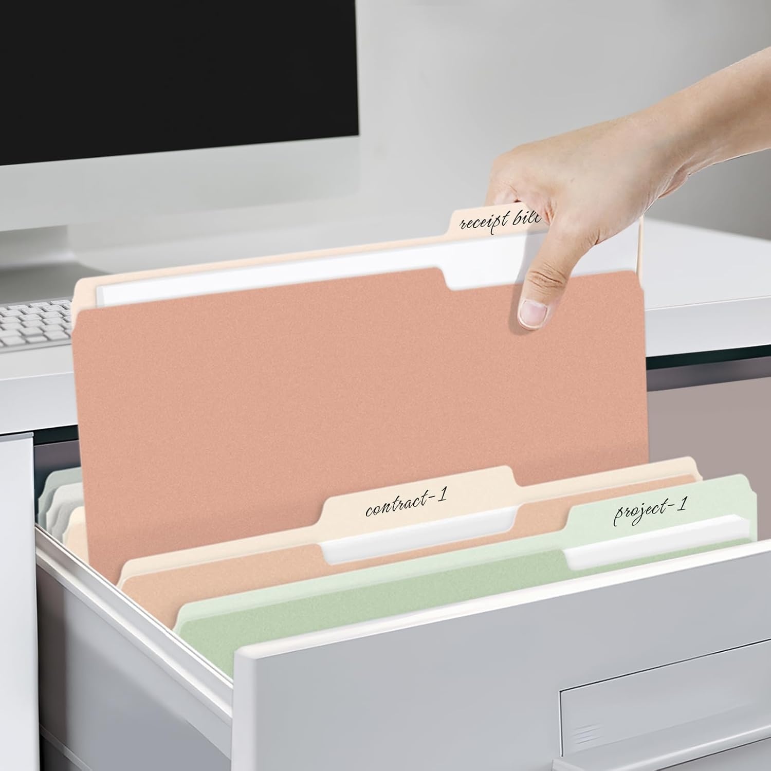 image:imageSUNEE File Folders 30 Pack Manilla Folders 85 x 11 Colored File Folders Home Office School Supplies for Documents Files Paper6 Pastel ColorsPastel Colors