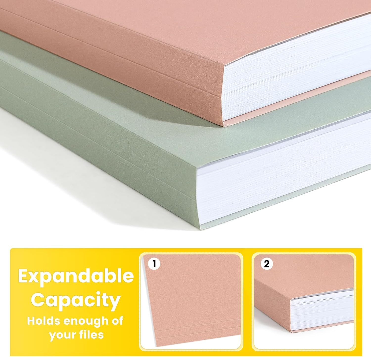 image:imageSUNEE File Folders 30 Pack Manilla Folders 85 x 11 Colored File Folders Home Office School Supplies for Documents Files Paper6 Pastel ColorsPastel Colors