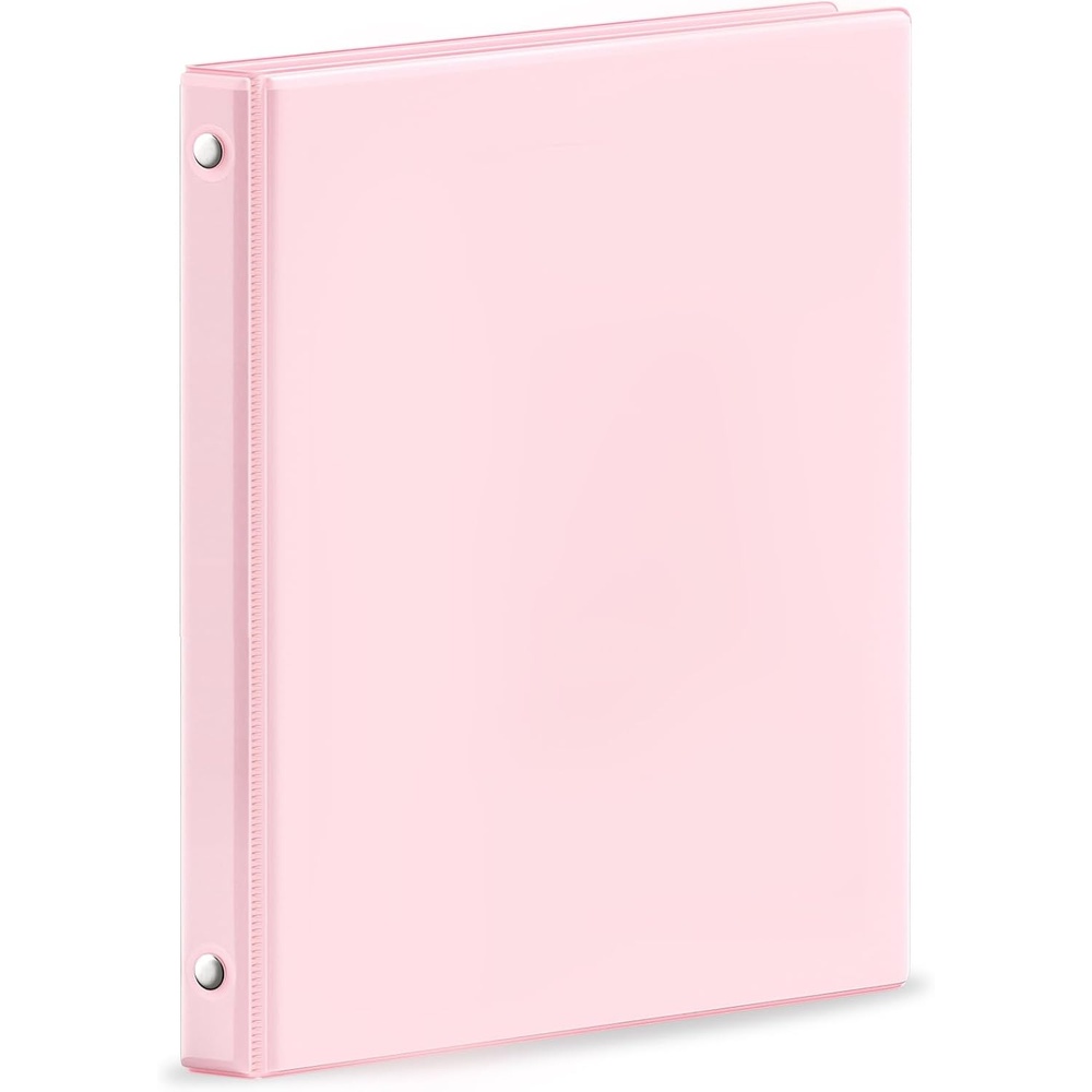 image:imageSUNEE 3 Ring Binder 15 Inch 1 Pack Clear View Binder Three Ring PVCFree Fit 85x11 Inches for School or Office Supplies Cobalt BluePink