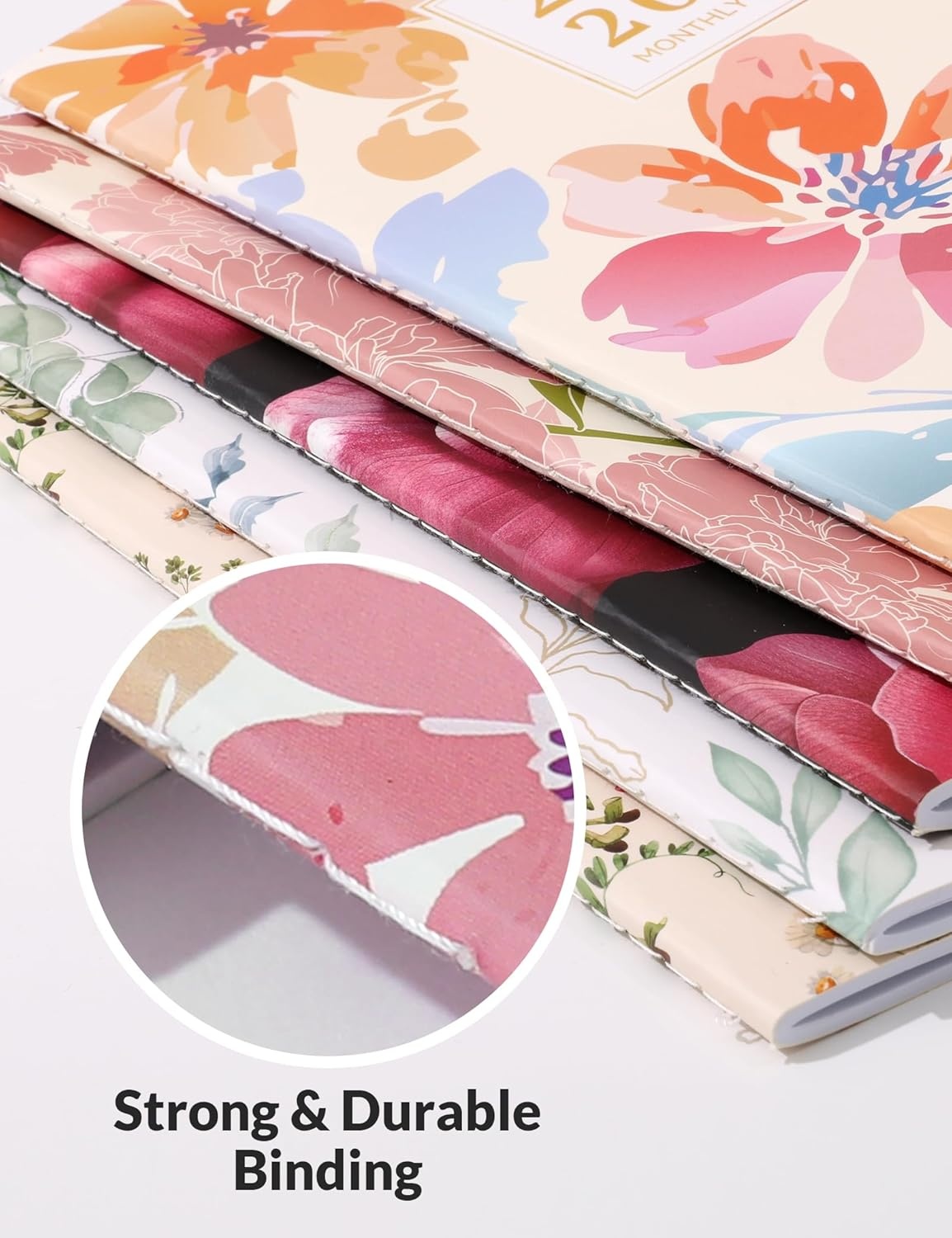 image:imageSUNEE Monthly Planner May 2026 to June 20287 x 10 Large Calendar Book Big Size Desk Organizer for Business School Notes 100 GSM Paper Peony BloomGreenery