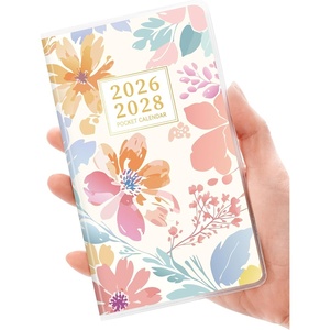 image:imageSUNEE Monthly Planner May 2026 to June 20287 x 10 Large Calendar Book  Big Size Desk Organizer for Business School Notes 100 GSM Paper Peony BloomColorful Floral