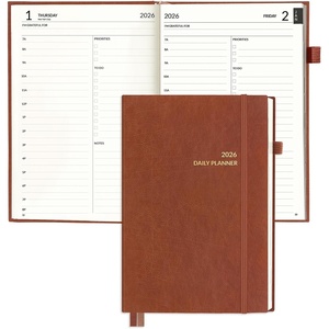 image:imageSUNEE 2026 Planner  Daily Planner 2026 for Productivity  Weekly amp Monthly Goal Achievement System with One Page Per Day Layout A5 Hardcover 56 x 84 January to December 2026BrownBrown
