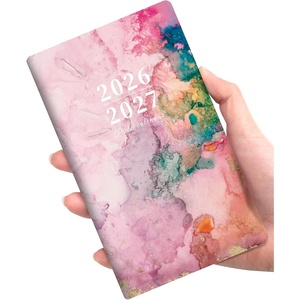 image:imageSUNEE Pocket Calendar 20262027  Two Year Monthly Planner Small Calendar 35 x 6 Organizer for Daily amp Yearly Schedule  Compact Agenda Notebook for School Work Women Pink MarblePink Marble