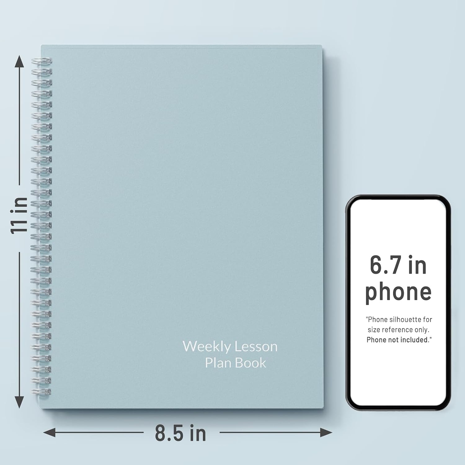 image:imageSUNEE 8 Period Teacher Lesson Plan Book Days Vertically Undated Teacher Planner 20262027 Academic Year 85 x 11 Inch 104 Pages52 Sheets 40 Weeks Waterproof Plastic Cover Back Pocket BlueBlue