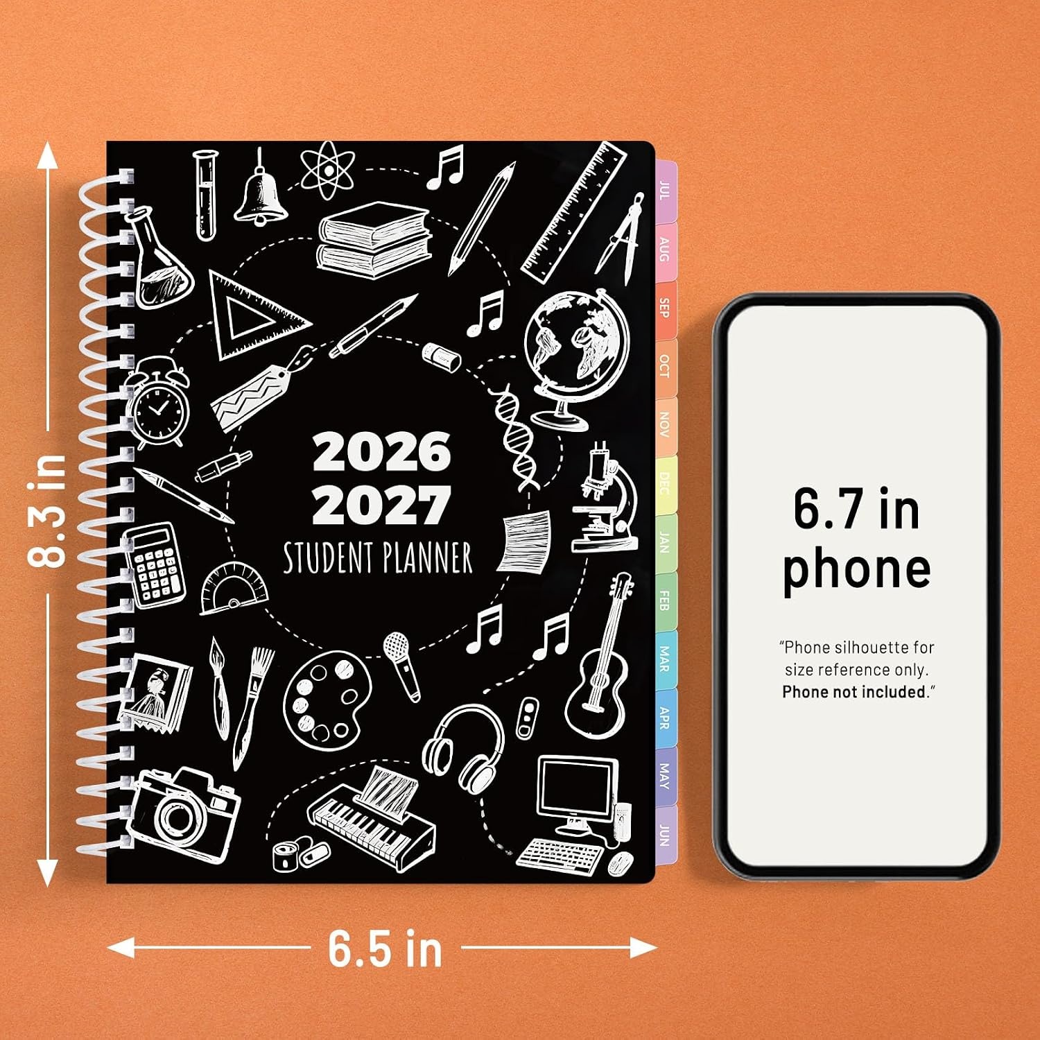 image:imageSUNEE Elementary Student Planner 20262027 Dated Academic Year Jul 2026 Jun 2027 6583 School Planner for Kids Datebooks Weekly amp Monthly Plan Book with BookmarkMonthly Tabs Solar SystemSchool Study