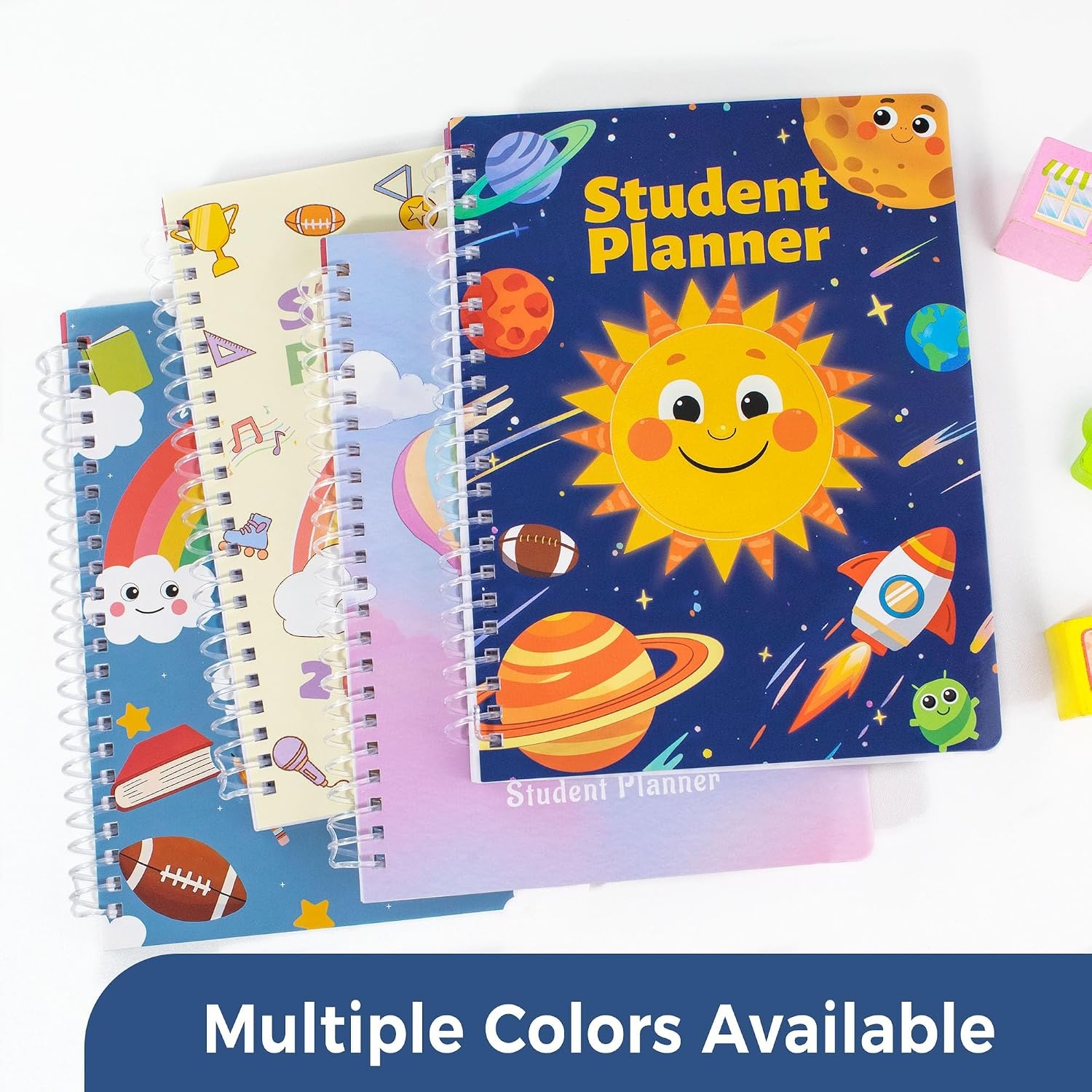 image:imageSUNEE Elementary Student Planner 20262027 Dated Academic Year Jul 2026 Jun 2027 6583 School Planner for Kids Datebooks Weekly amp Monthly Plan Book with BookmarkMonthly Tabs Solar SystemSolar System