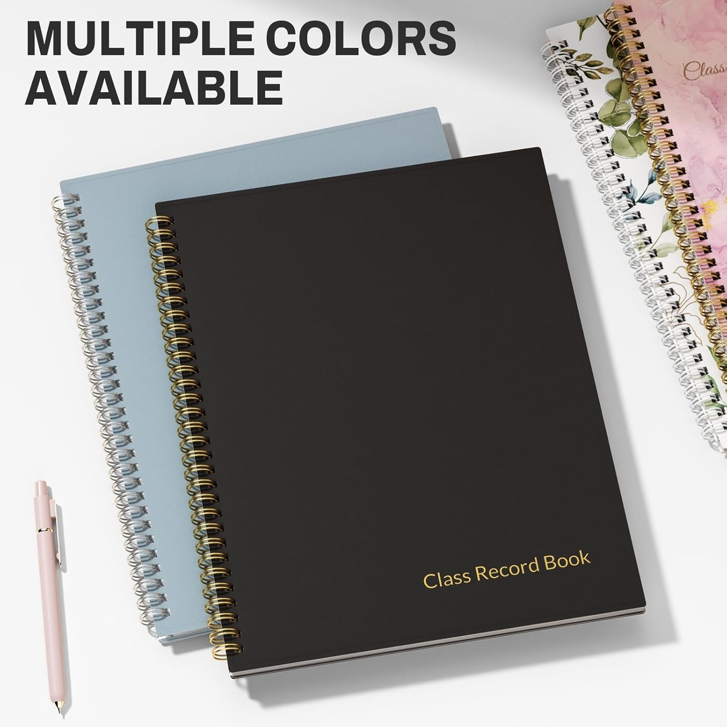 image:imageSUNEE Teacher Class Record Book for 1112 weeks 36 Names 85x11 Inch 104 Pages 52 Sheets 100gsm Thick Paper Larger Grade Recording up to 36 Students with WaterResistant Plastic Cover MarbleBlack