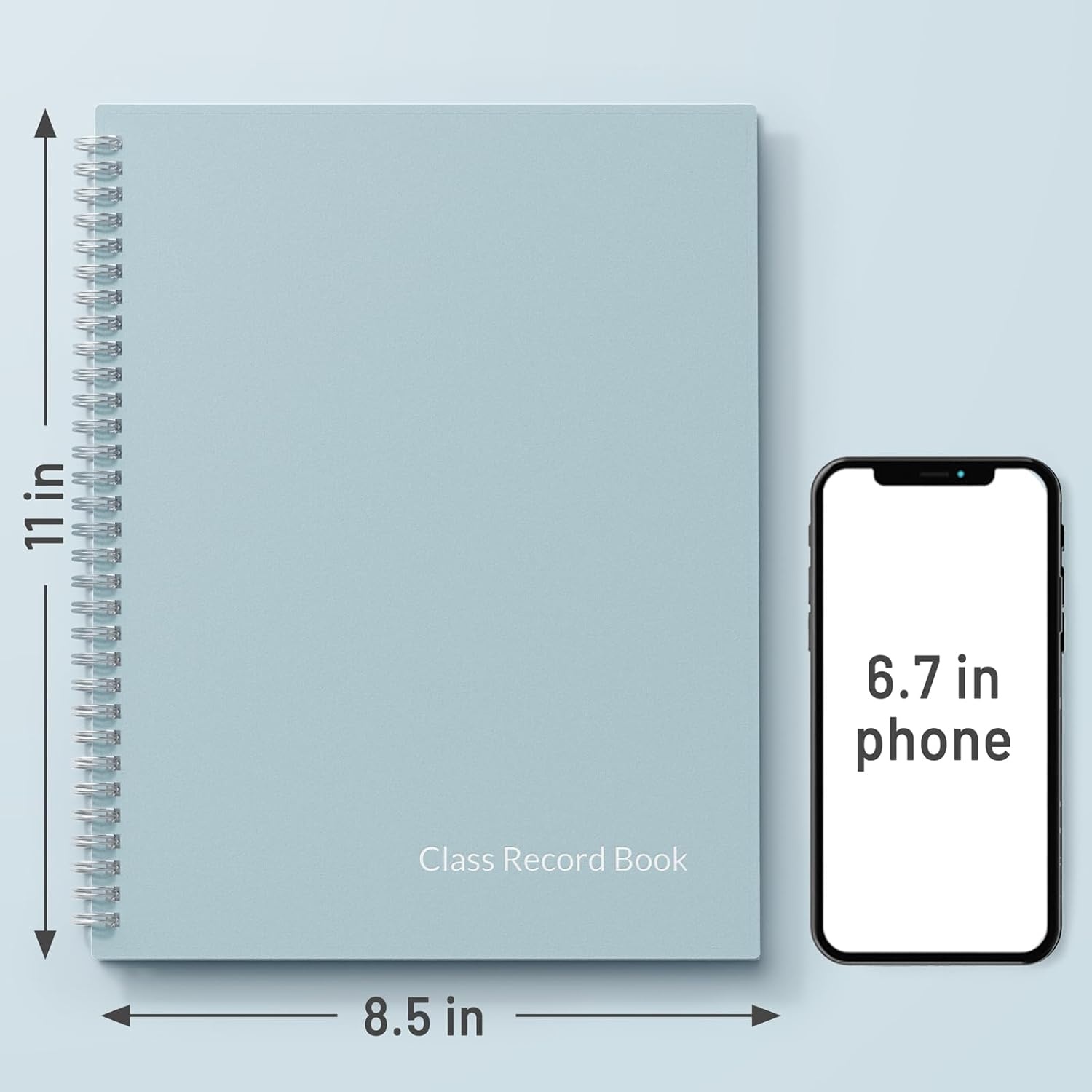 image:imageSUNEE Teacher Class Record Book for 1112 weeks 36 Names 85x11 Inch 104 Pages 52 Sheets 100gsm Thick Paper Larger Grade Recording up to 36 Students with WaterResistant Plastic Cover MarbleBlue