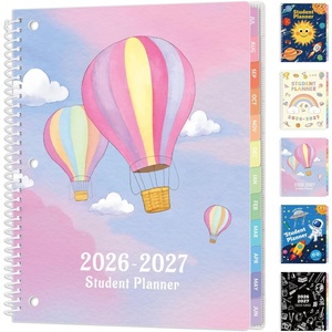 image:imageSUNEE Elementary Student Planner 20262027 Dated Academic Year Jul 2026  Jun 2027 6583 School Planner for Kids Datebooks Weekly amp Monthly Plan Book with BookmarkMonthly Tabs Solar SystemColorful Balloon