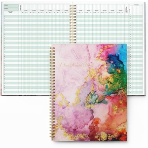 image:imageSUNEE Teacher Class Record Book for 1112 weeks 36 Names 85x11 Inch 104 Pages 52 Sheets 100gsm Thick Paper Larger Grade Recording up to 36 Students with WaterResistant Plastic Cover MarblePink Marble